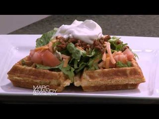 Apple Fritter Waffles Recipe| Marc & Mandy Show