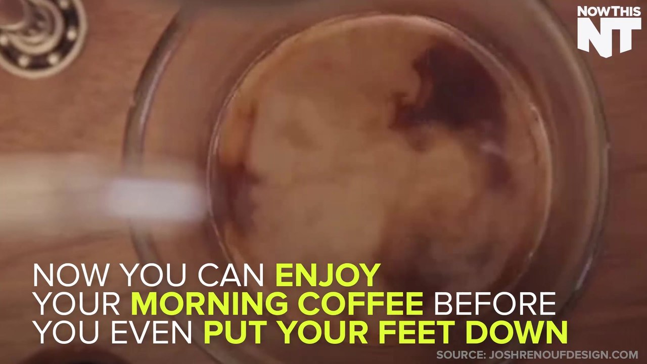 This Alarm Clock Is Also A Coffee Maker