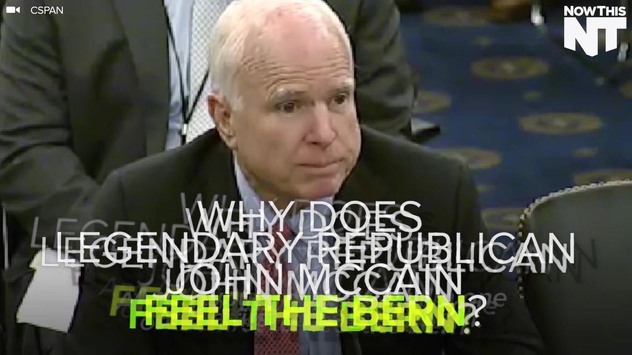 John McCain Feels The Bern