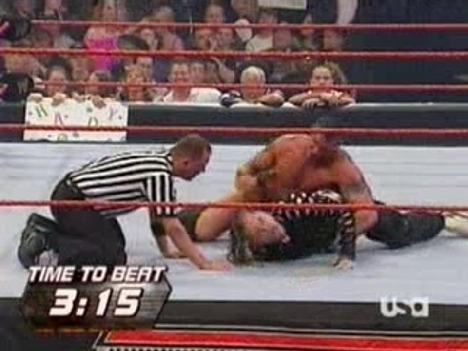 Beat the Clock Randy Orton vs Jeff Hardy Raw 02.07.07