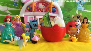 Princesas Disney Frozen Fofis Kinder ovos Shopkins Mashems Pet Shop My litte pony