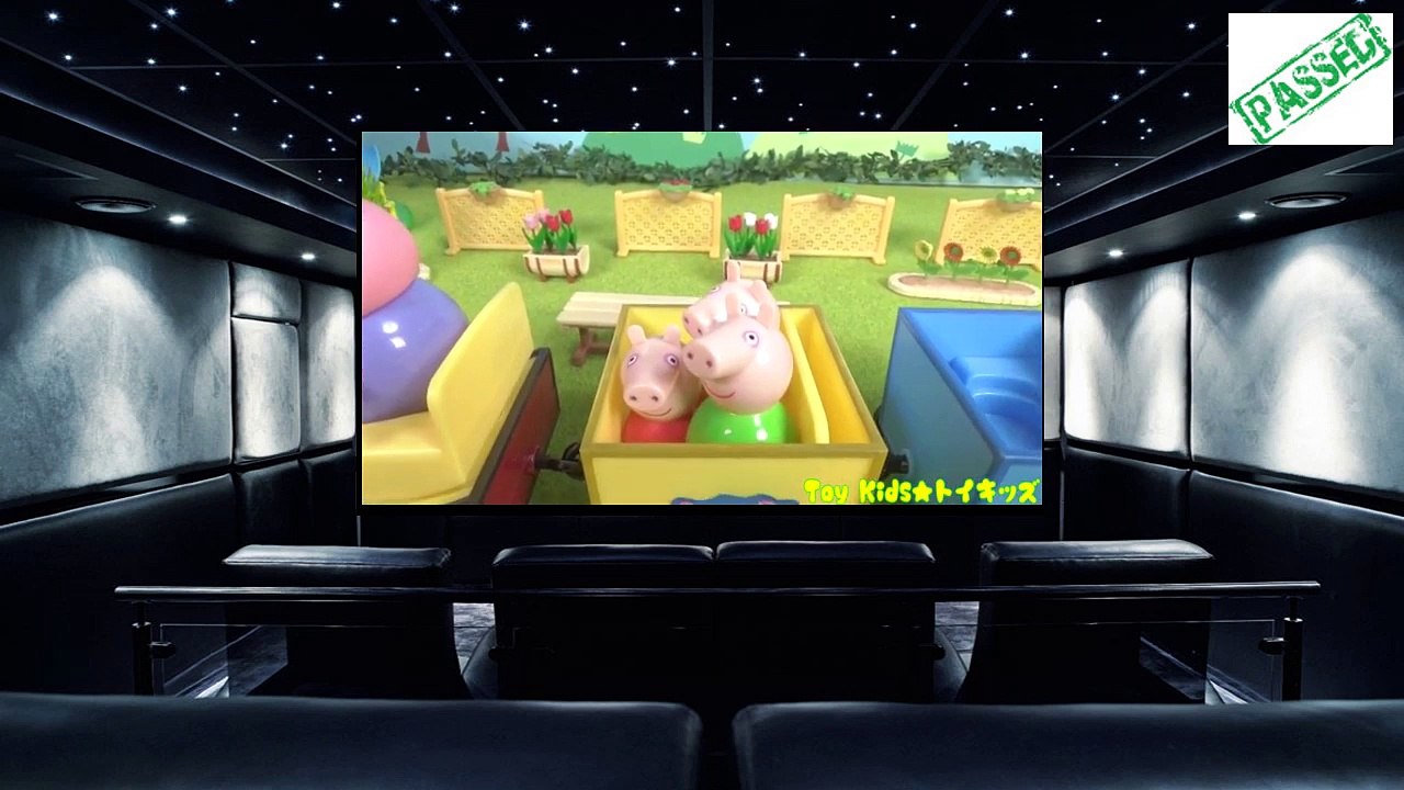 アンパンマン おもちゃアニメ 列車でGO❤ペッパピッグ Toy Kids トイキッズ animation anpanman