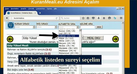 Kuran'da Bir Kelime Arayalım - KuranMeali.eu