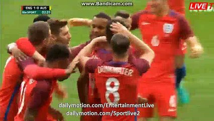 1-0 Marcus Rashford Goal | England 1-0 Australia Friendly