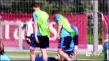 Cristiano Ronaldo injury in Real Madrid Training before final vs Atletico 24-05-2016