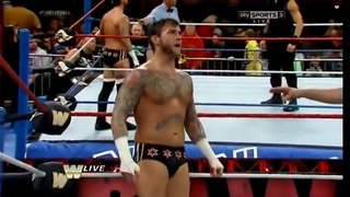 WWE Old School Raw CM Punk vs. Roman Reigns