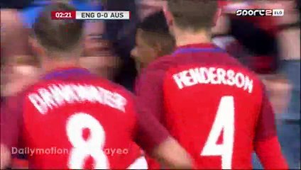 Rashford M. Goal HD England 1-0 Australia - 27-05-2016 Friendly Match