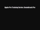 [PDF] Apple Pro Training Series: Soundtrack Pro [Download] Full Ebook