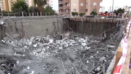 Mersin'de Çöken Havuz İnşaatında Skandal Uygulama