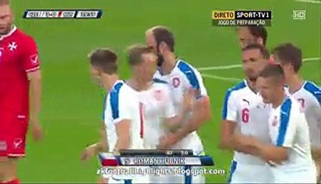 Czech Republic 6-0 Malta HD All Goals & Full Highlights - Friendly 27.05.2016 HD