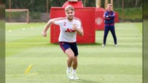 Luke Shaw trains with Manchester United first-team ahead of FA Cup final against Crystal Palace