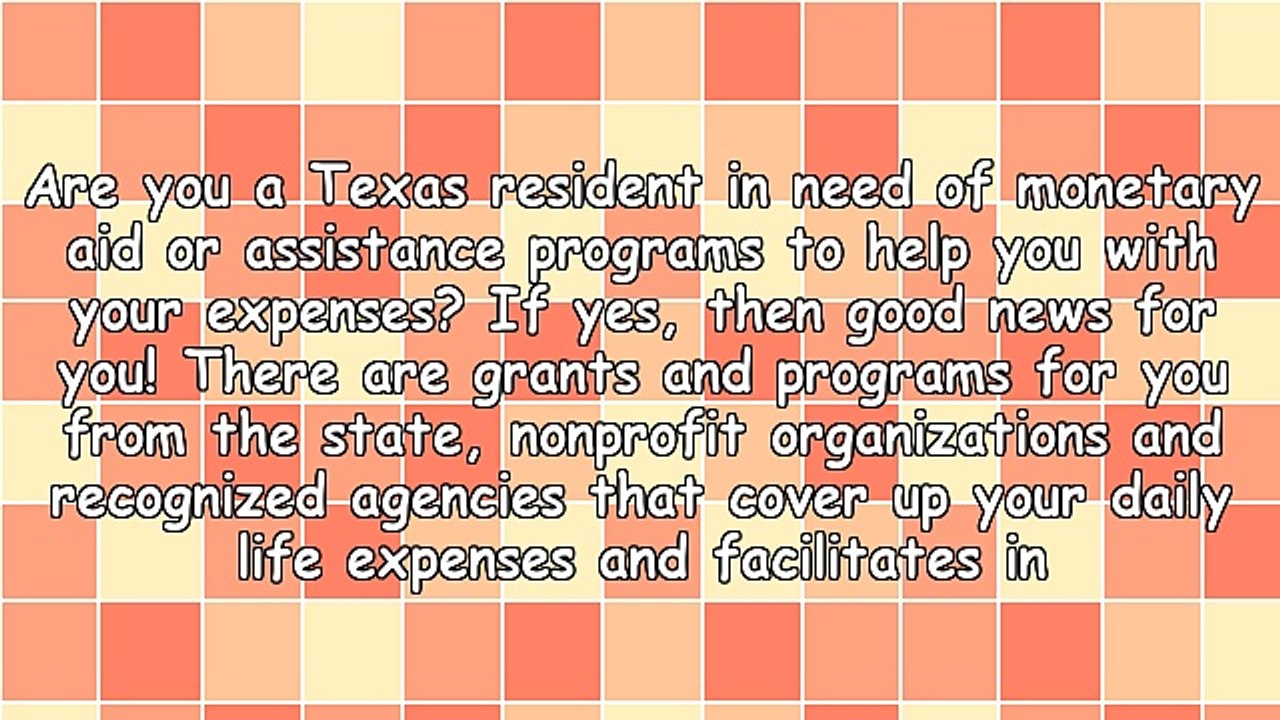 Apply For Online Grants in Texas