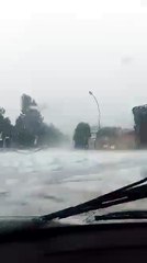 Très forte grêle à Cognac (images David Letaëron)