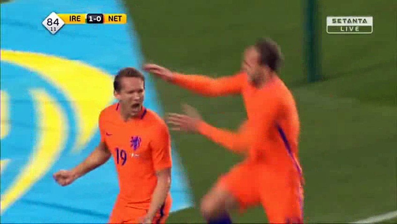 Luuk de Jong Goal HD - Ireland 1-1 Netherlands - Friendly 27.05.2016 HD