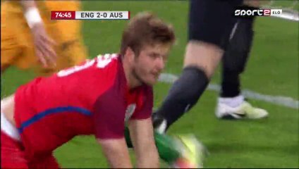 (Own goal) Dier E. HD - England 2-1 Australia - 27-05-2016 Friendly Match