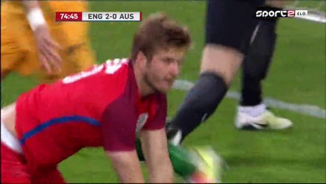 (Own goal) Dier E. HD - England 2-1 Australia - 27-05-2016 Friendly Match