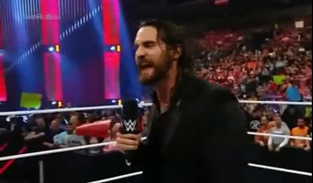 WWE RAW 5_23_16 Roman Reigns Confronts Seth Rollins - WWE Seth Rollins Returns to RAW 5_23_16