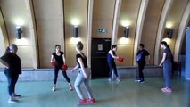 Women & Girls in Self-Defence drills at the Stonebridge Hub in partnership with Sev Necati Training