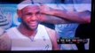 LeBron James high fives at least 19 people when exiting the Miami Heat Milwaukee Bucks Playoff Game