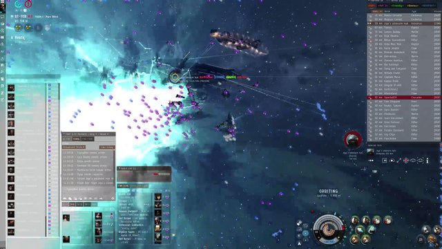EVE Online Erebus Titan Lance Doomsdaying Own Fleet