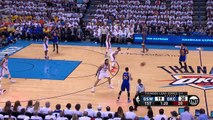 Stephen Curry's Perfect Pass Warriors vs Thunder Game 4 May 24, 2016 2016 NBA Playoffs