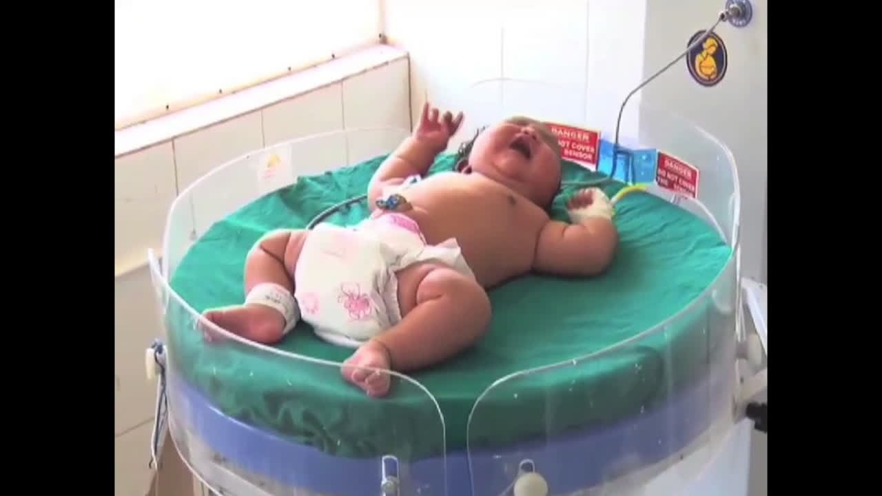 平均体重の2倍！インドでビッグサイズの赤ちゃんが誕生 video Dailymotion