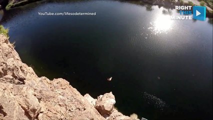 Nothing Says Summer Like Cliff Diving at the Lake