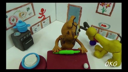 Making Food! PlAy DOh Stop Motion Animation For Kids