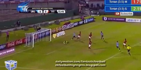 GOAAAL - Uruguay 0-1 Trinidad And Tobago - Friendly Match 27.05.16