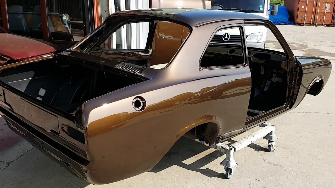 MK1 Escort freshly painted in Marrakesh Brown