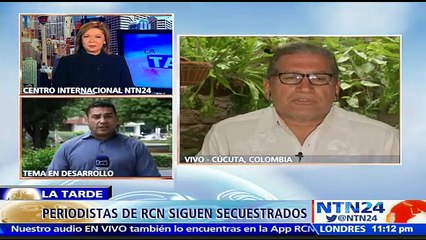 “Ojalá las 24 horas no se me hagan muy largas”: padre de periodista de RCN espera que su hijo sea liberado este sábado