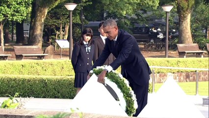 Obama rinde tributo a víctimas de bomba atómica en Hiroshima
