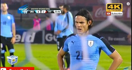 Edinson Cavani Penalty Goal HD - Uruguay 1-1 Trinidad y Tobago 27.05.2016