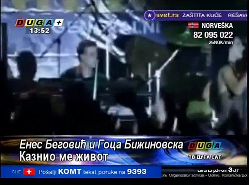 Goca Bozinovska i Enes Begovic - Kaznio me zivot LIVE