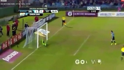 Edinson Cavani Goal - Uruguay 1-1 Trinidad & Tobago 28-05-2016