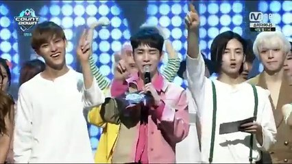 160526 TWICE Cheer Up Winning Speech & Encore @ M Countdown