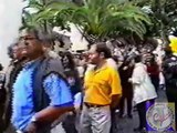 Manifestación en defensa de Las Escuelas Unitarias de Canarias. Isla de La Palma. 19-04-2001