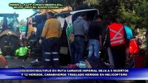 COLISION MULTIPLE EN RUTA CARAHUE -IMPERIAL