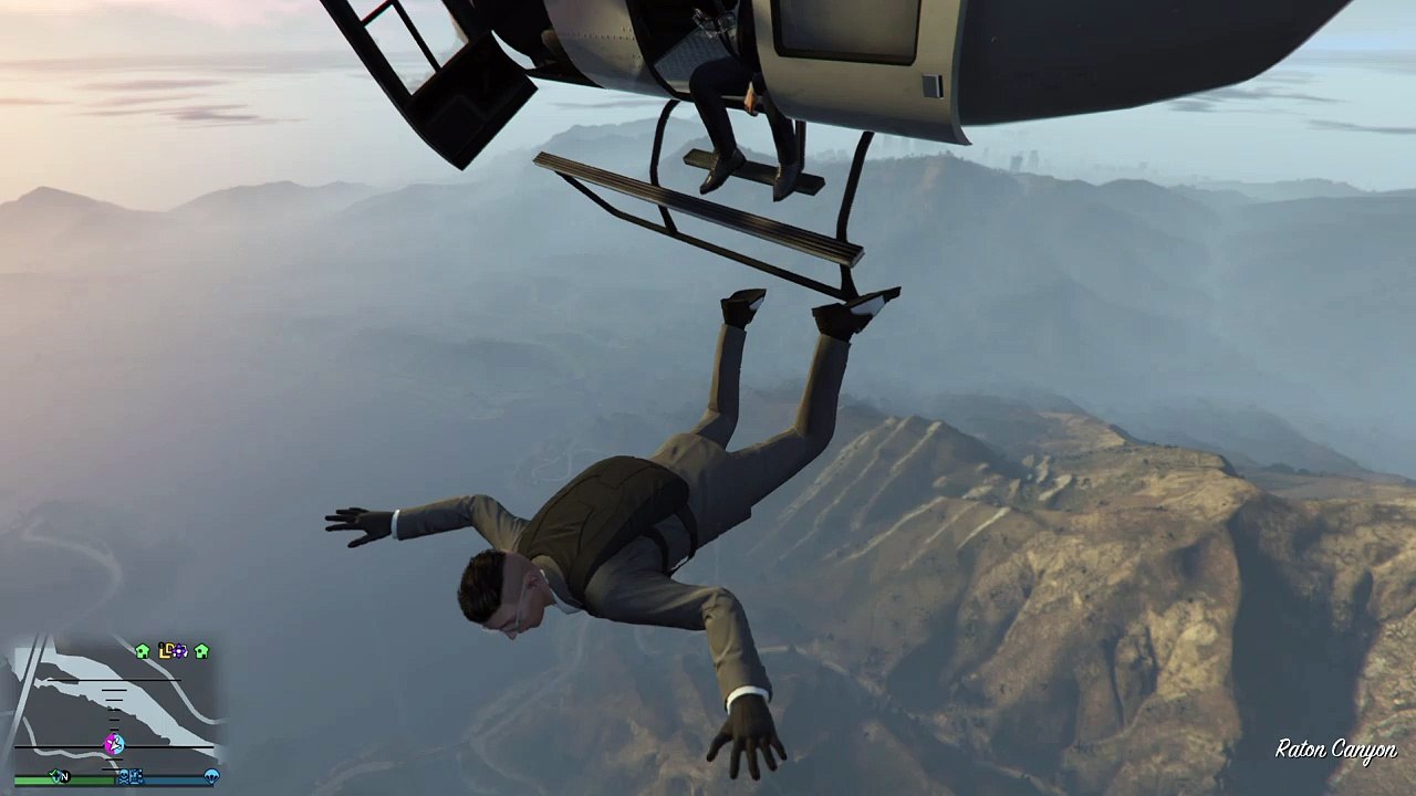 Grand Theft Auto V - Sky Dive Fail