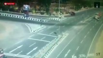 CCTV Footage Of Car Accident On Nizambad Hyderabad National Highway