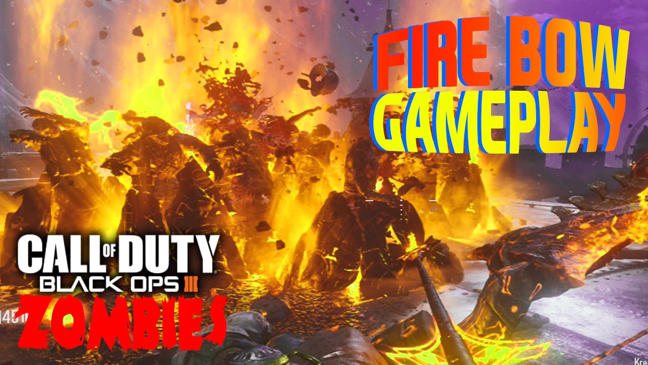 Black Ops 3 ZOMBIES "DER EISENDRACHE" FIRE BOW GAMEPLAY