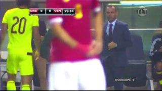 Salomón Rondón Goal - Costa Rica vs Venezuela 0-1 - 27-05-2016