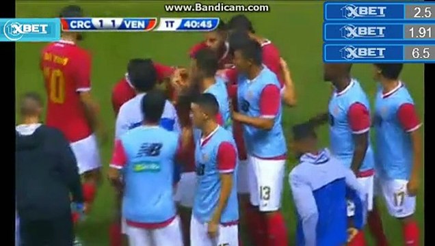 Cristian Gamboa Goal - Costa Rica vs Venezuela 1-1 - 27-05-2016