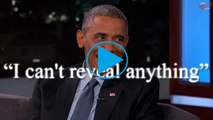 Barack Obama reveals things about UFO's, Barack Obama révèle des choses au sujet des Ovnis