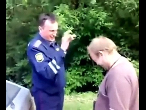 Наглый гаишник получил по заслугам