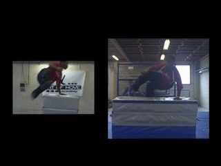 Geste 8: Le saut de chat de côté