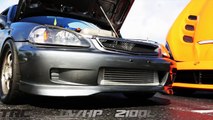 Turbo K24 Civic battles modded 2014 Viper!