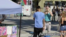 Kissing Prank - Twins Edition - Hot Blonde Girls Giving FREE Kisses