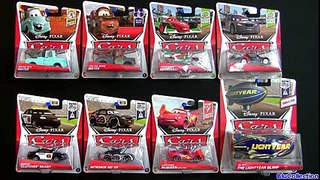8 CARS Lightning McQueen with Cone 2013 Toys AL OFT The Lightyear Blimp Mater Disney Pixar Cars2
