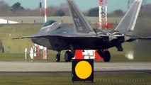 RAF Lakenheath - F-22 Raptors and F-15 Eagles - 27/04/2016